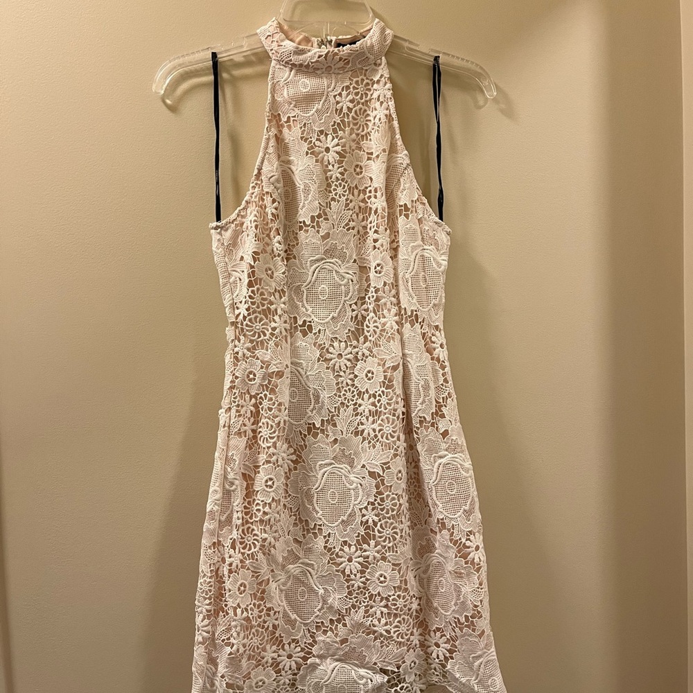 White lace dress